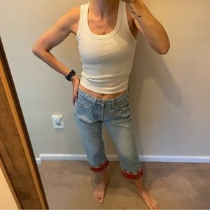 SOLD Vintage Londonjean Capri size 2 Buttonfly Jeans